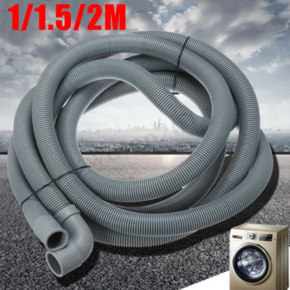 1/1.5/2M Extension Pipe Flexible Wash Machine Dishwasher Drain Outlet Hose Bathroom Kitchen Outlet Water Extension Soft Tube