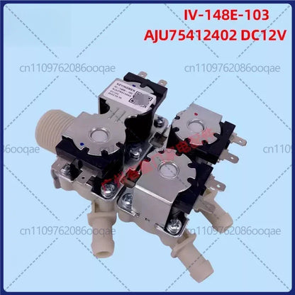 Compatible with LG front loading washing machine Water inlet four-way valve, solenoid valve AJU75412402 DC12V Accessories
