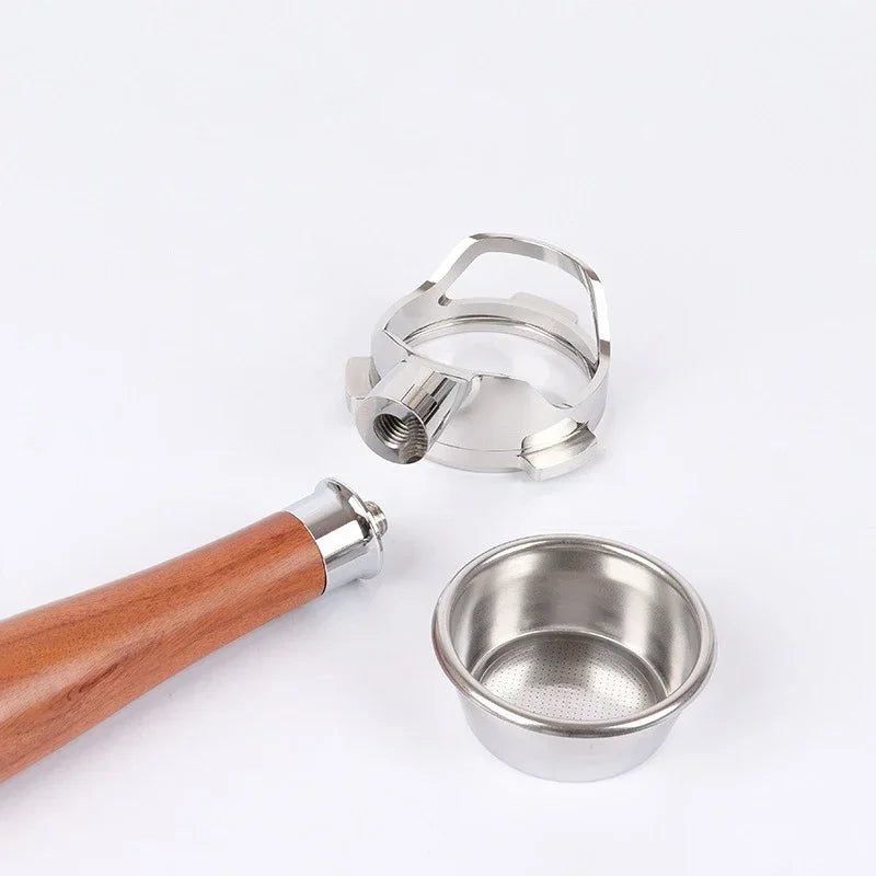 54mm 3ear Bottomless Hollow Portafilter for Breville 878/875/870/880 Stainless Steel Espresso Coffee Filter Modification Handle