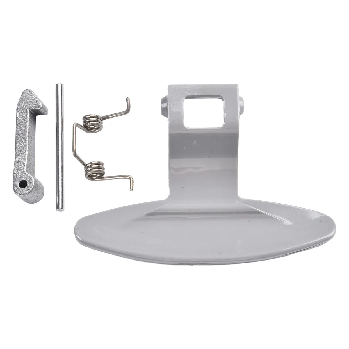 Grey Plastic Door Handle Kit 3650EN3005 9.5x6.5cm Replacement Part Compatible with LG Front Load Washing Machine WD8013F WD1460FHD Accessori