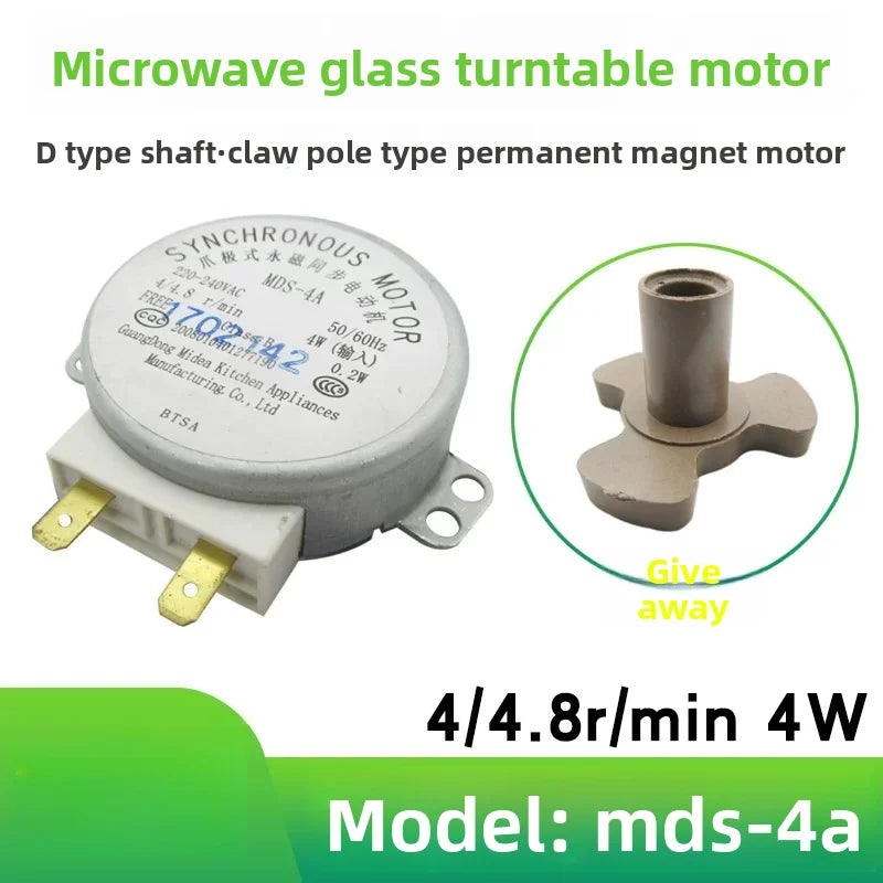 Compatible with Microwave Oven 220V Claw Pole Permanent Magnet Synchronous Motor Glass Turntable Small Motor Accessories