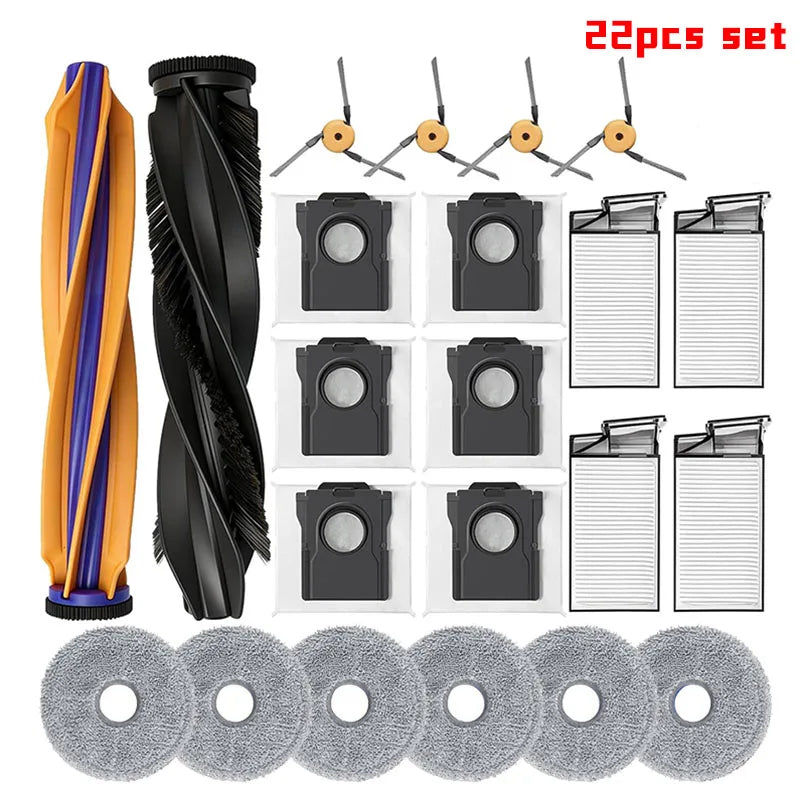 For Dreame X60 Max Ultra Complete X60 Ultra Robot Vacuum Cleaner Accessories Main Roller Side Brush Hepa Filter Bag Parts