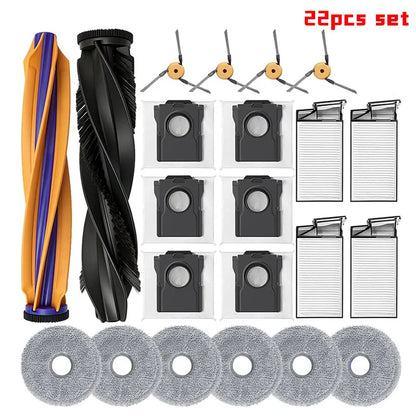 For Dreame X60 Max Ultra Complete X60 Ultra Robot Vacuum Cleaner Accessories Main Roller Side Brush Hepa Filter Bag Parts