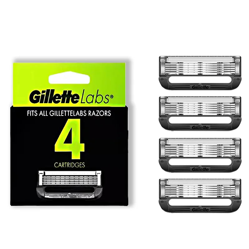 Replacement Razor Cartridges Compatible with Gillette Labs Heated Razors