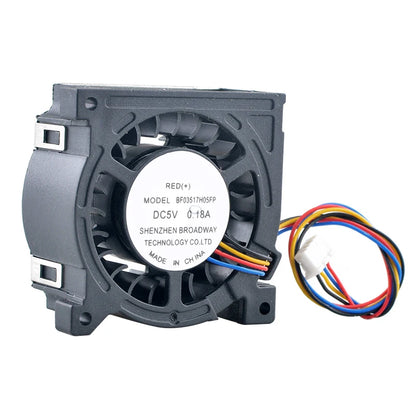 BF03517H05FP 3.5cm 35mm blower fan 35x35x17mm DC5V 0.18A 4pin 4400rpm Centrifugal fan cooling fan for P1 P2 G1G2 micro projector