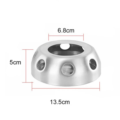 Hollow Teaware Round Teapot Warmer Teapot Stove Stainless Steel Base Heater