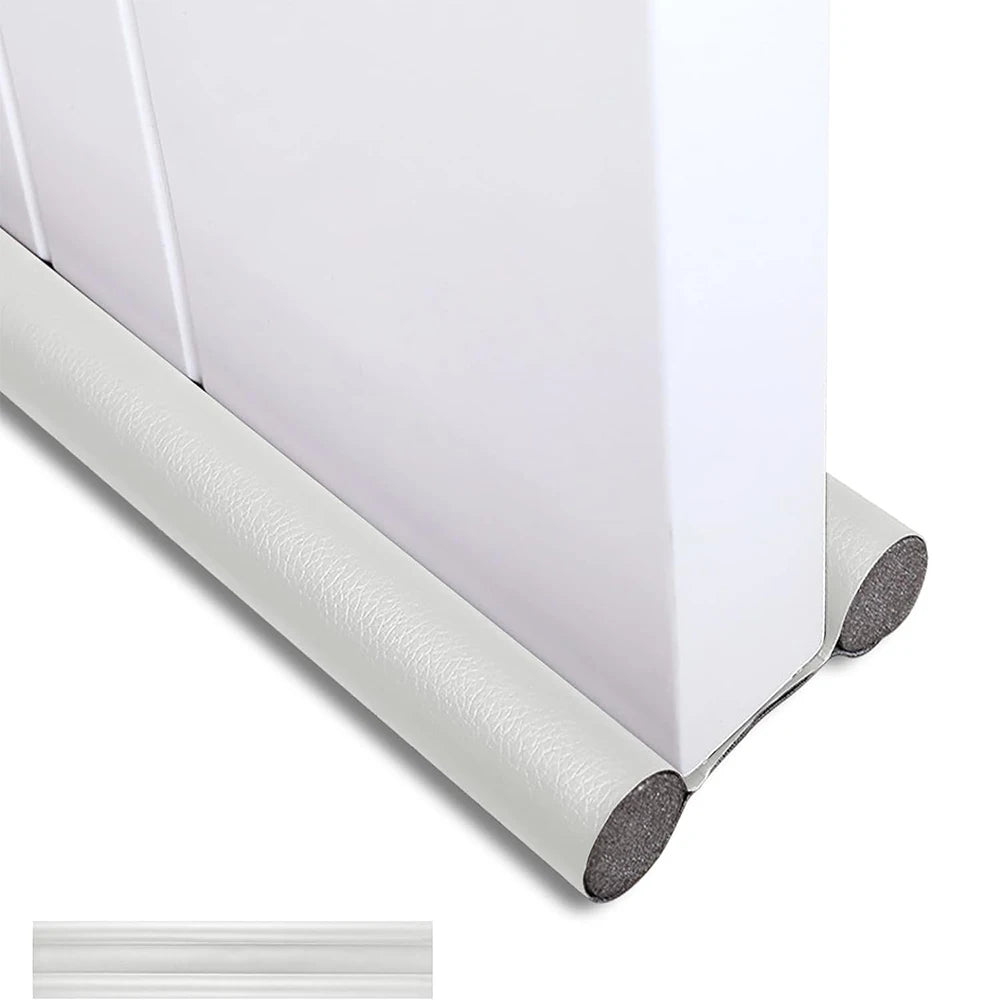 1-4pcs Flexible Door Seal Strip Soundproof Windproof Cuttable Anti-cold Washable Door Gap Weatherstrip Self Adhesive Strip