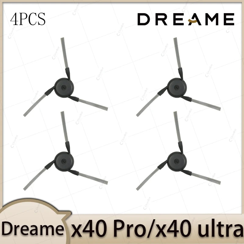 Dreame X40 Pro X40 Ultra Robot Vacuum Cleaner Accessories Main Brush Side Brush HEPA Filter Mop Cloths Dust Bag Par