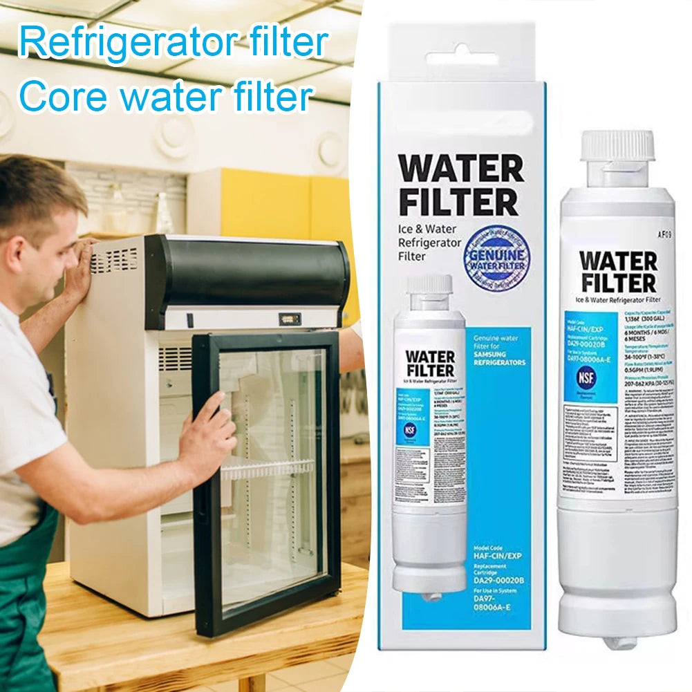 Replacement Refrigerator Water Filter Compatible with Samsung DA29-00020B — 1/2/3 Pack