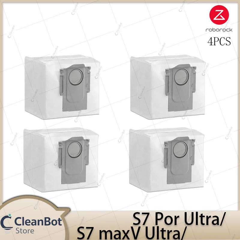 Compatible with Roborock S7 MaxV Ultra/S7 Pro Ultra Robot Vacuum Cleaner Accessories Main Brush Side Brush HEPA Filter Mop Cloths Spare Parts