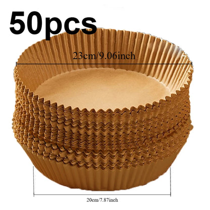 Air Fryer Paper Aerogrill Parchment Paper for Air Fryer Liner Airfryer Baking Cooking Paper Air Fryer Accessories Baking Tool