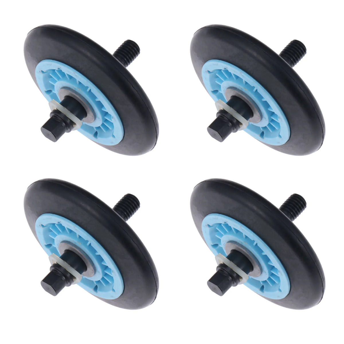 4pcs DC97-16782A Dryer Drum Roller & Axle Ki Compatible with Samsung Whirlpool Maytag Kenmore Dryer Repair Kit Replaces AP4373659 AP5325135