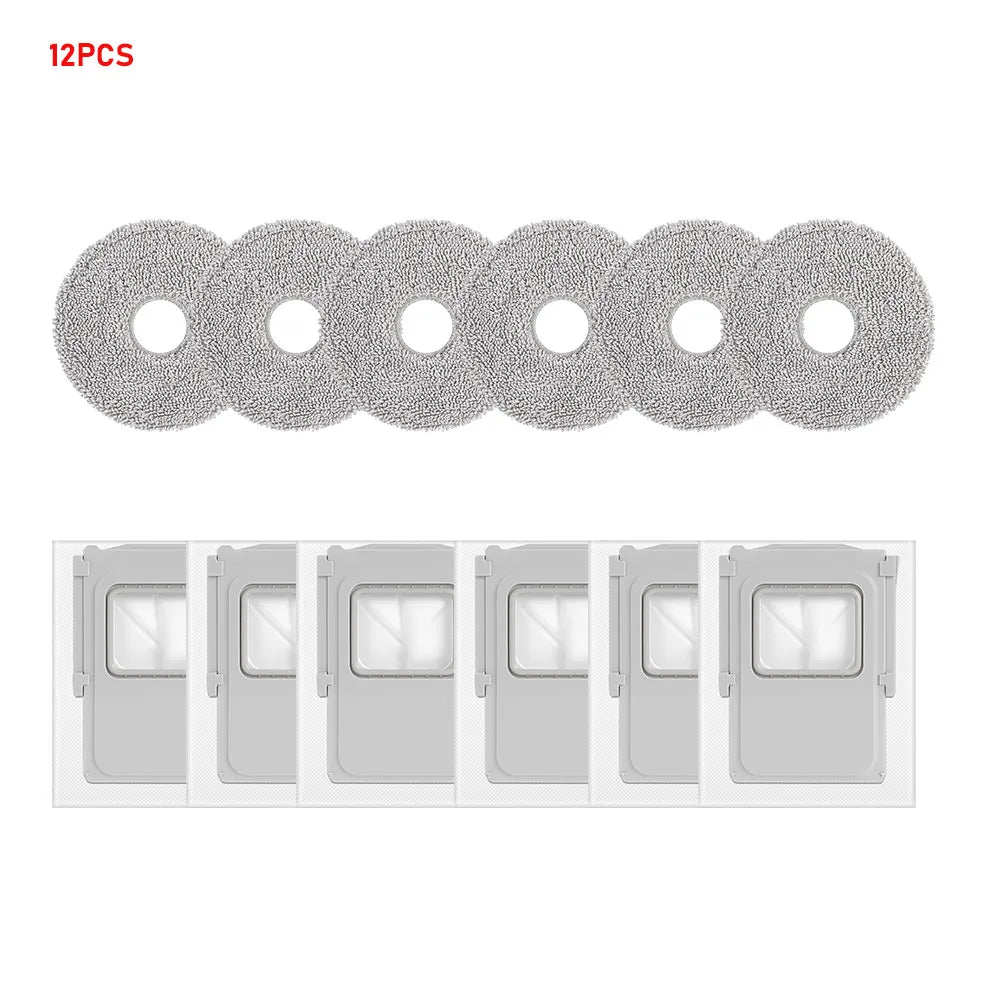 Vacuum Cleaner Part For DJI ROMO P ROMO S ROMO A Filter Mop Pad Dust Bag Roller Side Brush Cleaning Accessories Spare Part