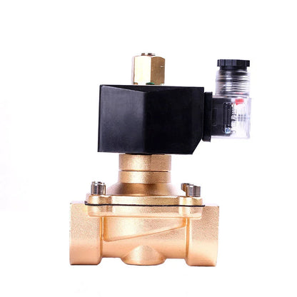 1/2" 3/4" 1" 2" Normally Open Solenoid Valve Brass IP65 Pipe Control Switch Valve Water Valve For Water Oil Gas