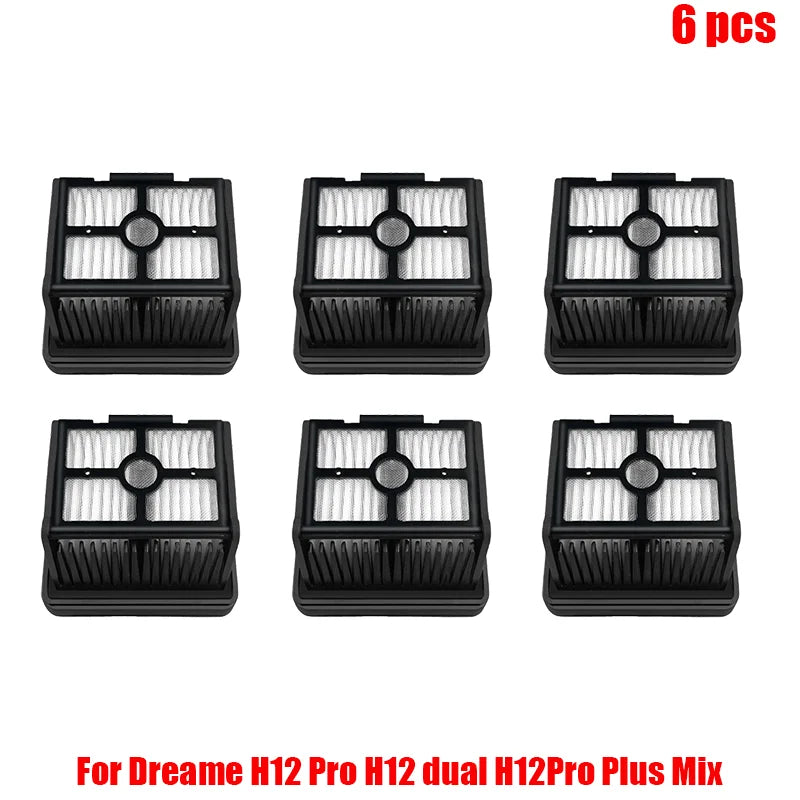 Dreame H12 Pro / H12Plus / H12 Dual Soft Brush Spare Parts Wet Dry Vacuum Cleaner Roller Hepa Filter Accessories