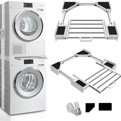 Washer & Dryer Stacking Kit with Pull-Out Drying Rack
