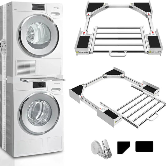 Washer & Dryer Stacking Kit with Pull-Out Drying Rack