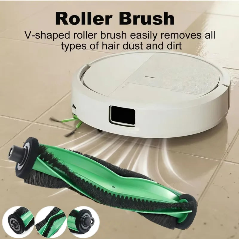 Compatible with IRobot Roomba 115 Combo/115 Combo+ Vacuum Cleaner Replacement Parts Main Roller Brush Side Brush Filter Mop Pad Dust Bag