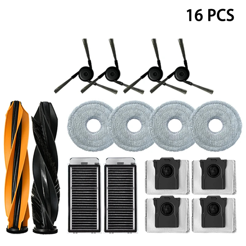 For Dreame L40s Ultra / L40s Pro Ultra Vacuum Cleaner Replacement Accessories Main Side Brush HEPA Filter Mop Cloths Dust Bag
