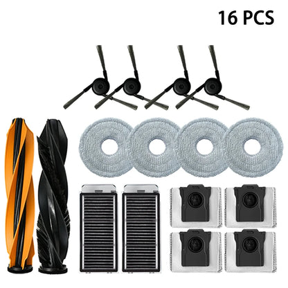 For Dreame L40s Ultra / L40s Pro Ultra Vacuum Cleaner Replacement Accessories Main Side Brush HEPA Filter Mop Cloths Dust Bag