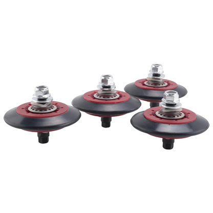 4 Pack of 4581EL2002C Dryer Drum Roller Assembly Compatible with LG, Kenmore, GE Replace Part 4581EL3001C, PS8260240