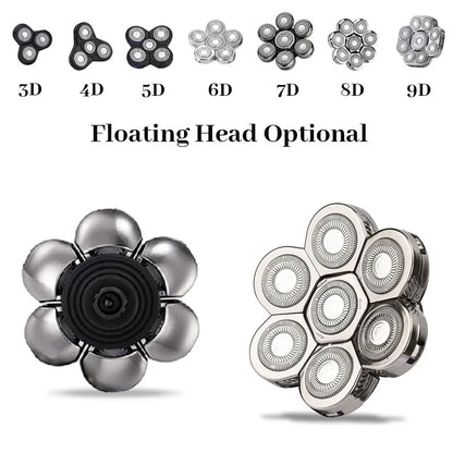 Mens 7 Replacement Shaving Heads Blade Floating Washable Electric 7D Shavers Trimmers Kit Cutter Blades For Many Brand Machine