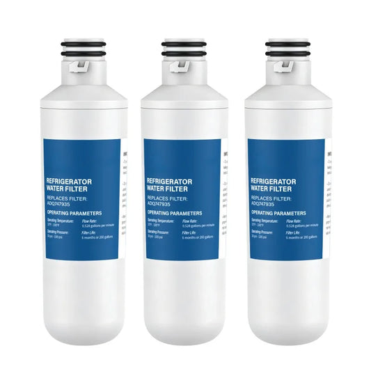 Replacement Refrigerator Water Filter Compatible with LG LT1000PC / LT-1000PC / MDJ64844601 / ADQ747935 / ADQ74793504 — 3 Pack