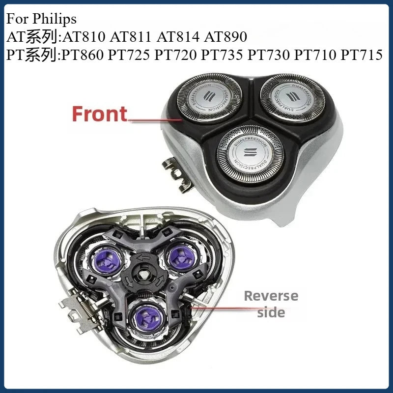 HQ8 Replacement Shaver Heads Compatible with Philips AT830/875 PT830 PT870 PT877 PT920 for PT720 PT725 PT730 AT810/811 AT725 Efficient Shave