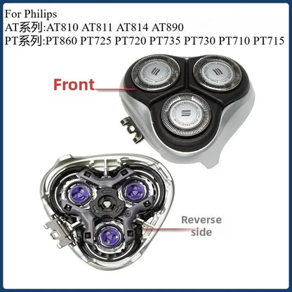 HQ8 Replacement Shaver Heads Compatible with Philips AT830/875 PT830 PT870 PT877 PT920 for PT720 PT725 PT730 AT810/811 AT725 Efficient Shave