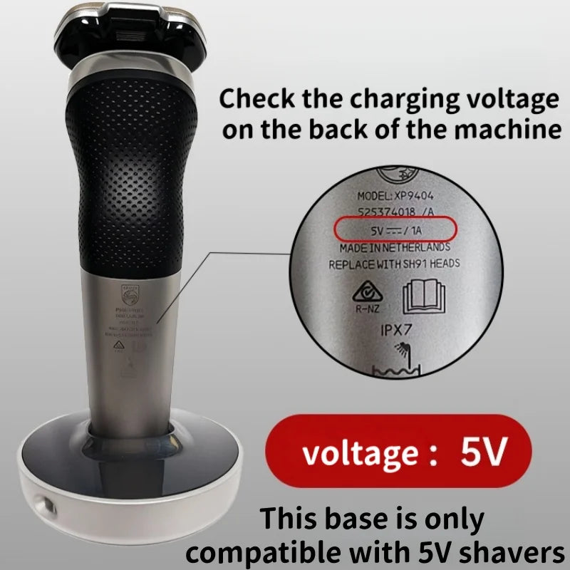 Replacement Shaver Charging Dock Compatible with Philips SP9200 / 9203 / 9205 / 9209 / X9000