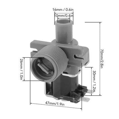 Washing Machine Water Inlet Valve Inlet Switch Solenoid Valve for SANYO FCD270A Full Automatic Laundry Washing Machine 220‑240V
