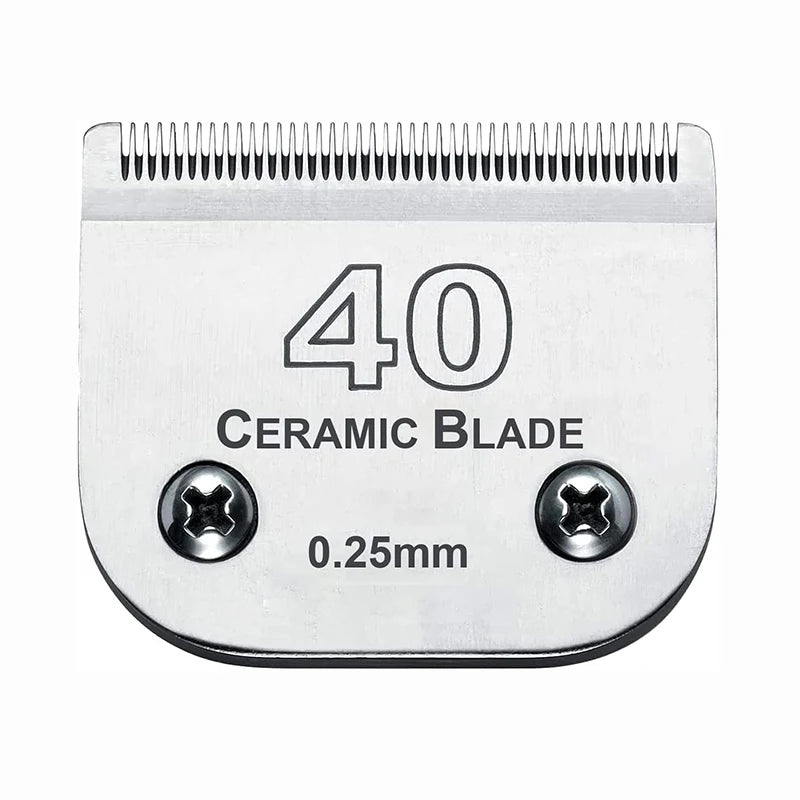 #40 Replacement Clipper Blade Compatible with Andis / Wahl / Oster Clippers