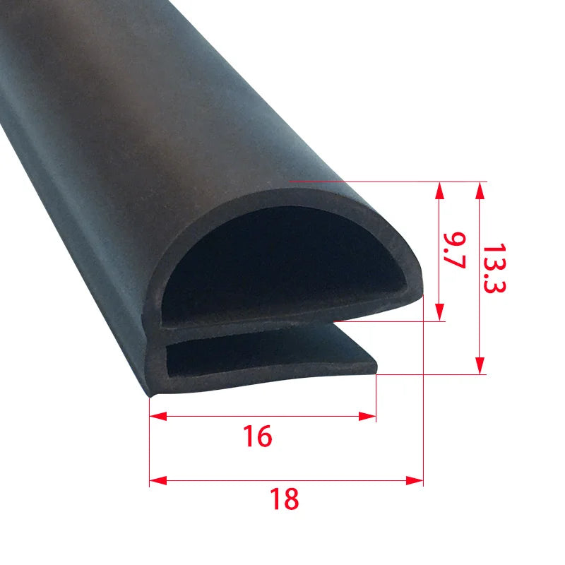 Refrigerator Door Seal — 2.5m Magnetic — Uncut Strip
