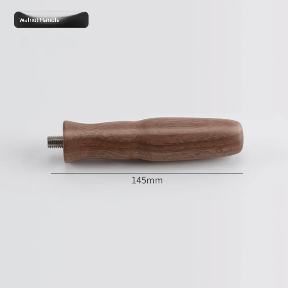 M10 Coffee Portafilter Handle Revolving Solid Wood Coffee Machine Handle Barista Tools for 51/53/58mm Filter Holder Handle