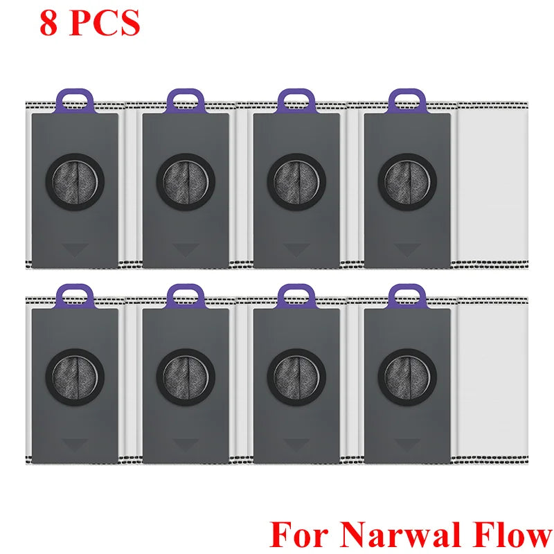 Replacement For Narwal Flow Vacuum Accessories Main Roller Side Brush Hepa Filter Mop Cloth Pads Dust Bag Spare Part