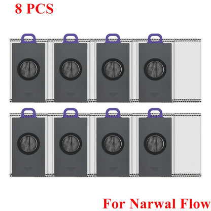 Replacement For Narwal Flow Vacuum Accessories Main Roller Side Brush Hepa Filter Mop Cloth Pads Dust Bag Spare Part