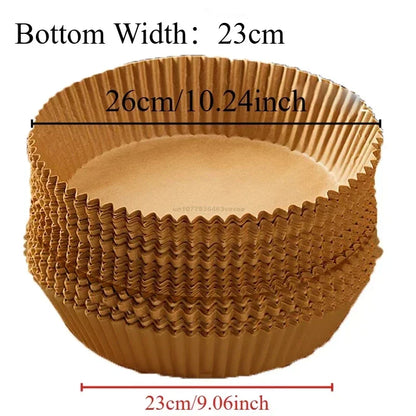 Air Fryer Paper Oven Paper Disposable Brush Non-Stick Airfryer Baking Papers Liners Parchment Paper for Baking Microwave