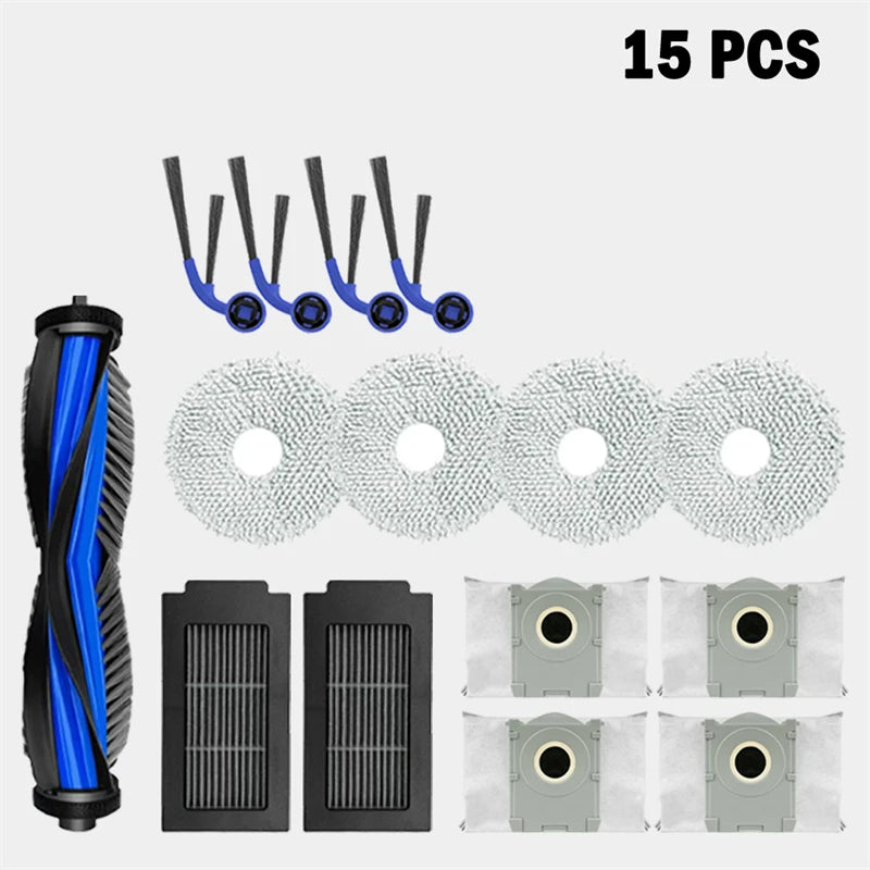 For Ecovacs T30C / T30C OMNI Vacuum Cleaner Replacement Accessories Main Side Brush HEPA Filter Mop Cloths Dust Bag Spare Parts