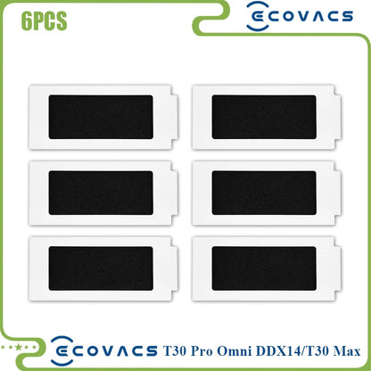 For Ecovacs Deebot T30 PRO OMNI / T30 Max / T30 / DDX14 Vacuum Cleaner Main Side Brush Filter Mop Cloth Replacement Parts