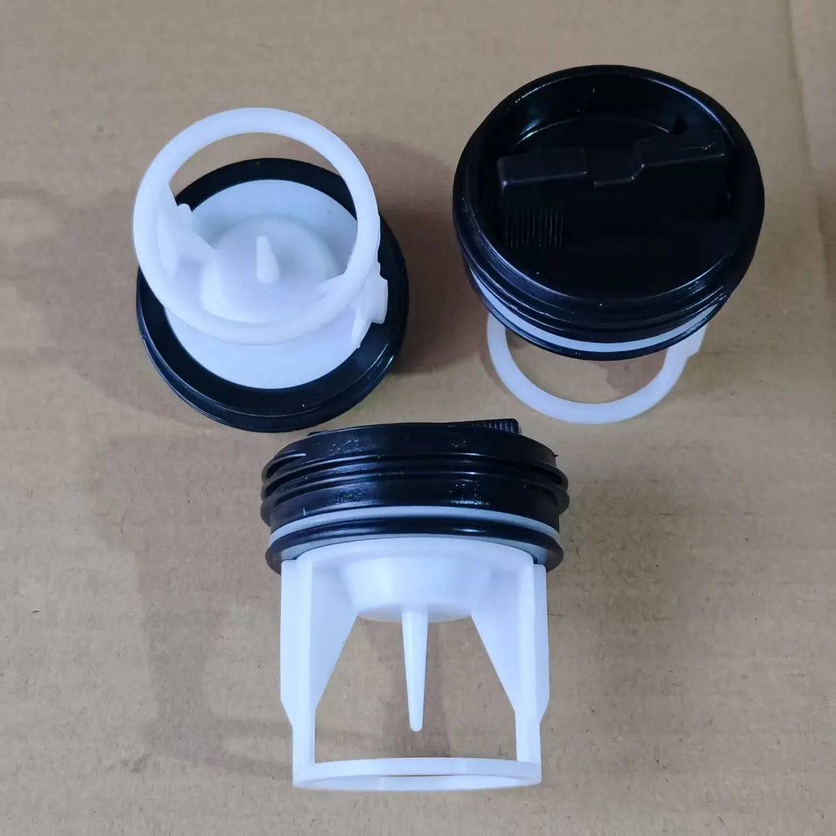 Washing Machine Drain Pump Cover Filter Compatible with Samsung Haier Little Swan TCL Midea Washer Drainage Plug Replacement Parts