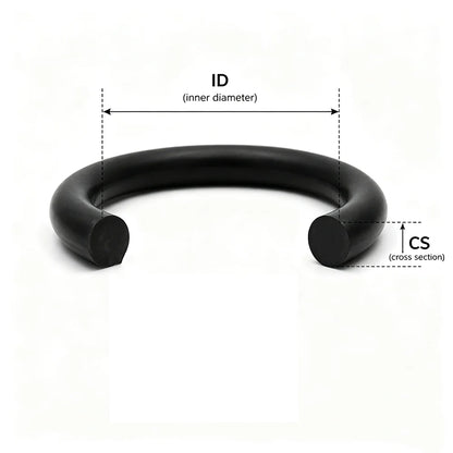 225Pcs Nitrile Rubber Round Sealing Gasket CS 1.9mm OD6-30mm Corrosion Car Plumbing Faucet O-ring