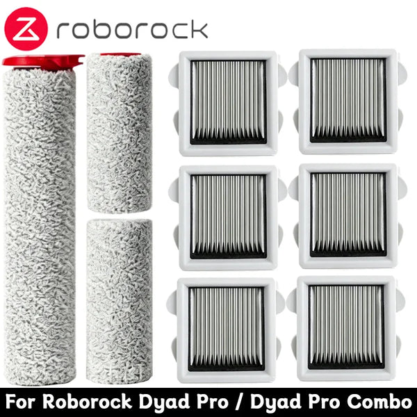 Compatible with Roborock Dyad Pro Combo Accessories Filter Roller Brush For Roborock Dyad Pro Vacuum Compatible Spare Parts