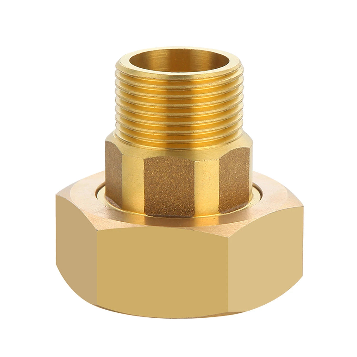 Brass Pipe Fittings Water Meter Pump Union Adapters Male/female Threaded 1/2" 3/4" 1" 1-1/2" Bsp Pipe Fitting With Seal Washer
