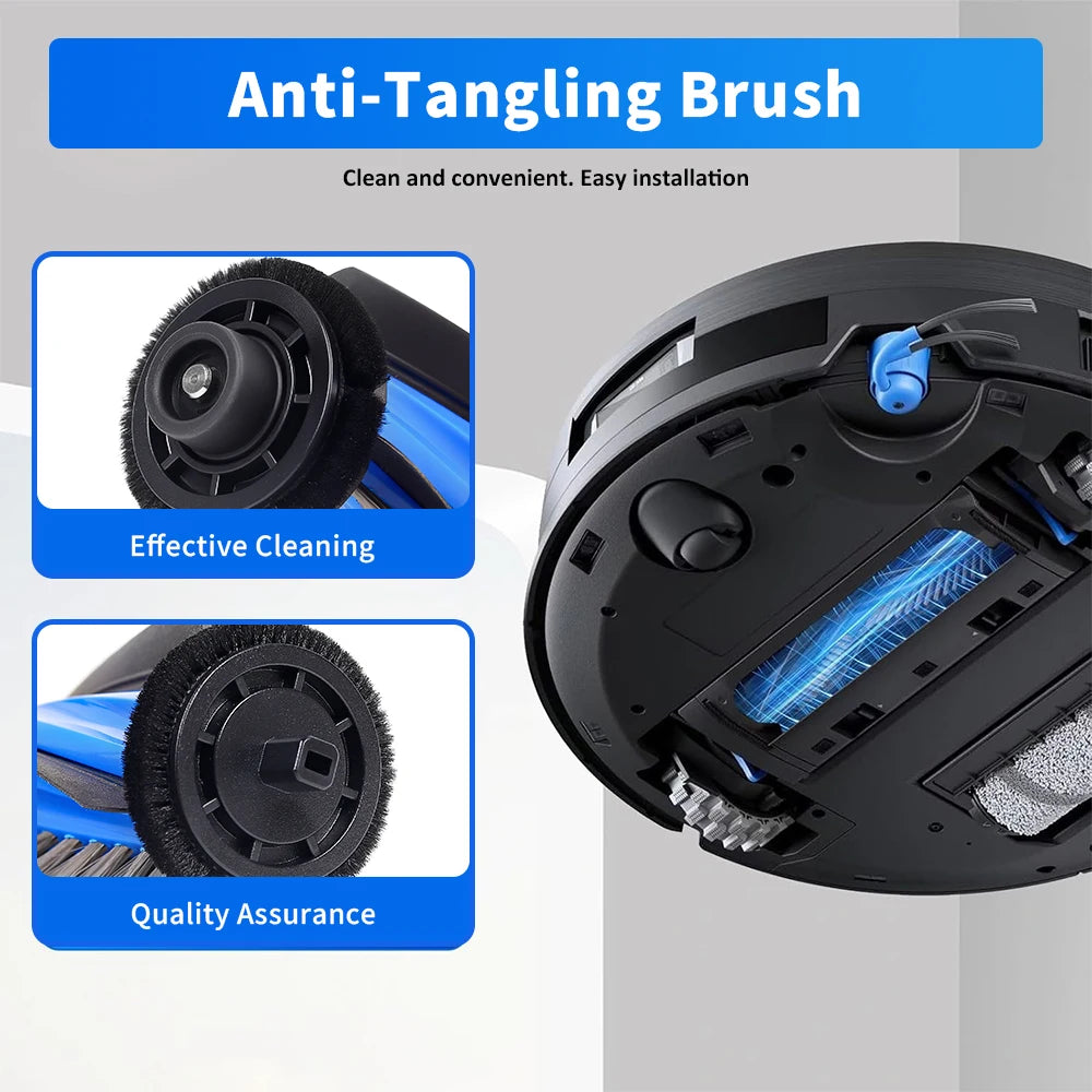 Main Brush For ECOVACS T80S Pro / T80S / X9 Pro / X11 PRO OMNI / T50 MAX Robot Vacuum Parts Roller Brush Accessories