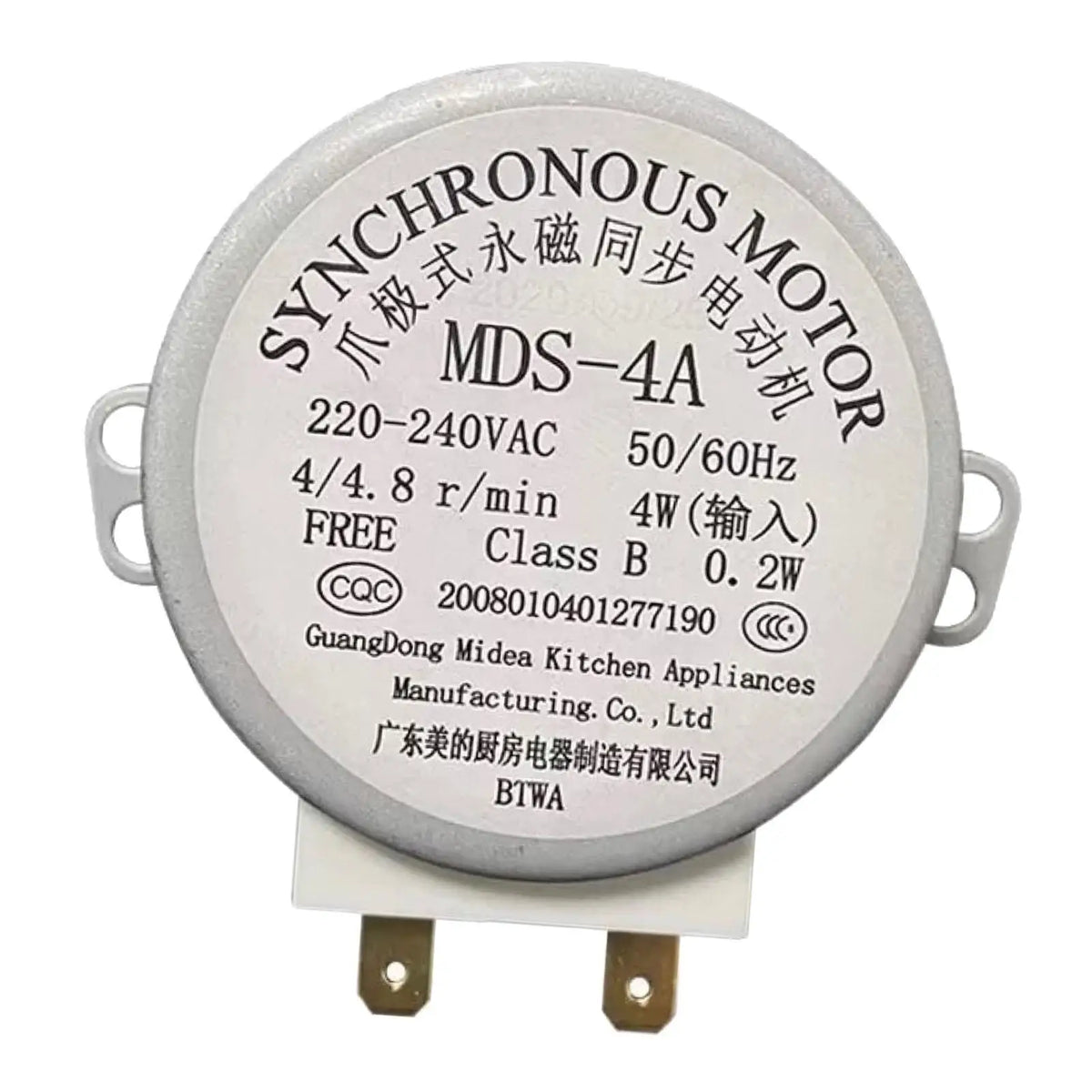 Microwave Oven Turntable Motor Replacement Metal Synchronous Motor for Kitchen Appliance Fix