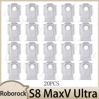 Compatible with Roborock S8 MaxV Ultra Robot Vacuum Parts Main Roller Side Brush Hepa Filter Mop Pad Cloth Dust Bag Accessories
