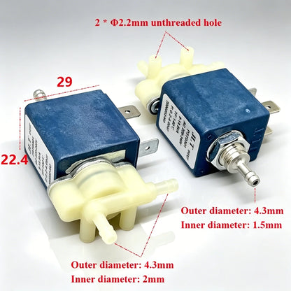 JLT P3T0301 3-Way Electric Solenoid Valve 220-240V AC High Pressure N/C N/O for Coffee Machine Steam Hot Water