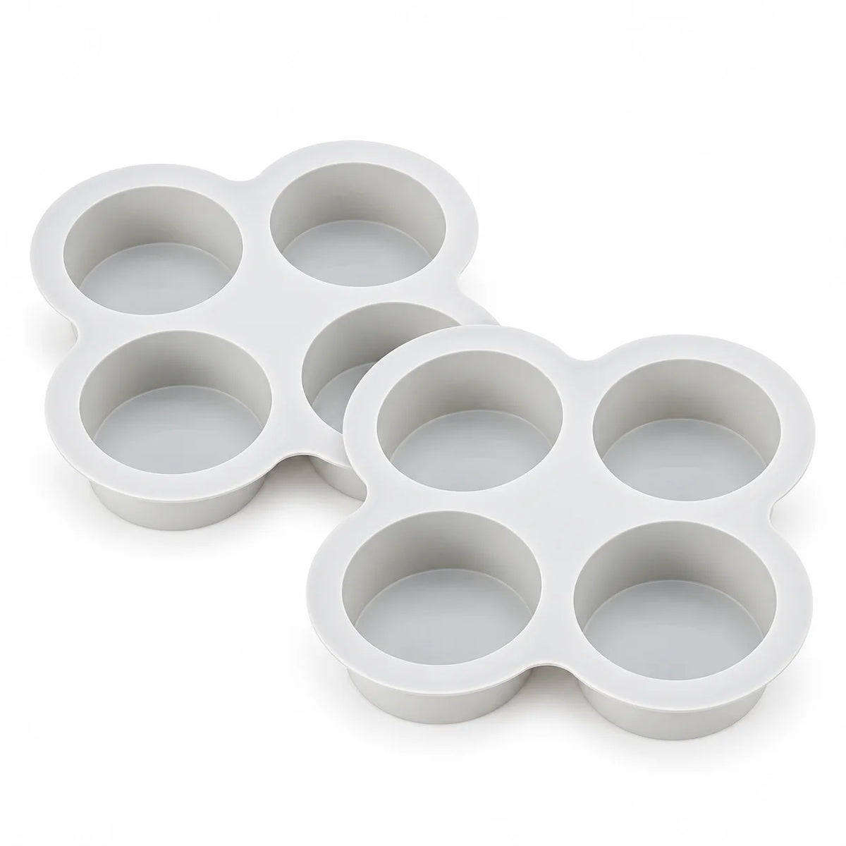 Air Fryer Egg Mold Round Shape Eggs Mold 4 Cavity Non-Stick Silicone Air Fryer Egg Pan Egg Steamer Cooking Mold Fried Egg Tool