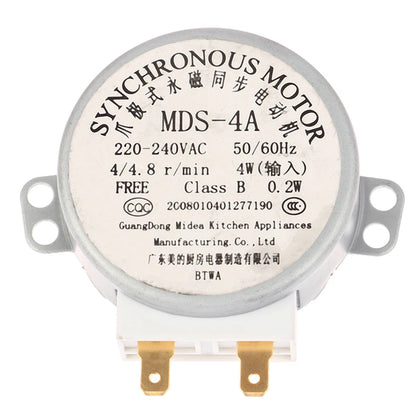 MDS-4A 220V Microwave Turntable Motor – Replacement Synchronous Tray Motor with Coupling