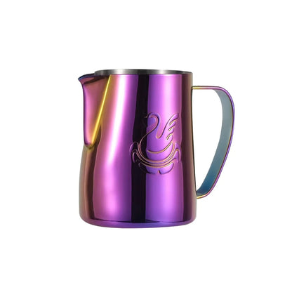 1Pc 600ml Milk Jug Steaming Frothing Pitcher Stainless Steel Non-Stick Pull Flower Cup for Coffee Cappuccino Latte